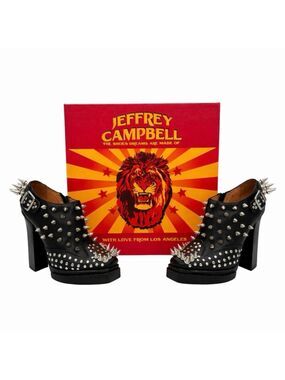 Jeffrey Campbell Clive Ibiza Last Spiked Platform Boots Women's Size 5